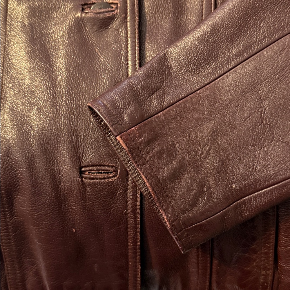Wilsons Leather MAXIMA Women's Dark Brown Leather Jacket, XL - Picture 11 of 12